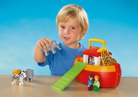פליימוביל 6765 תיבת נח לתינוקות במבצע - playmobil 1,2,3