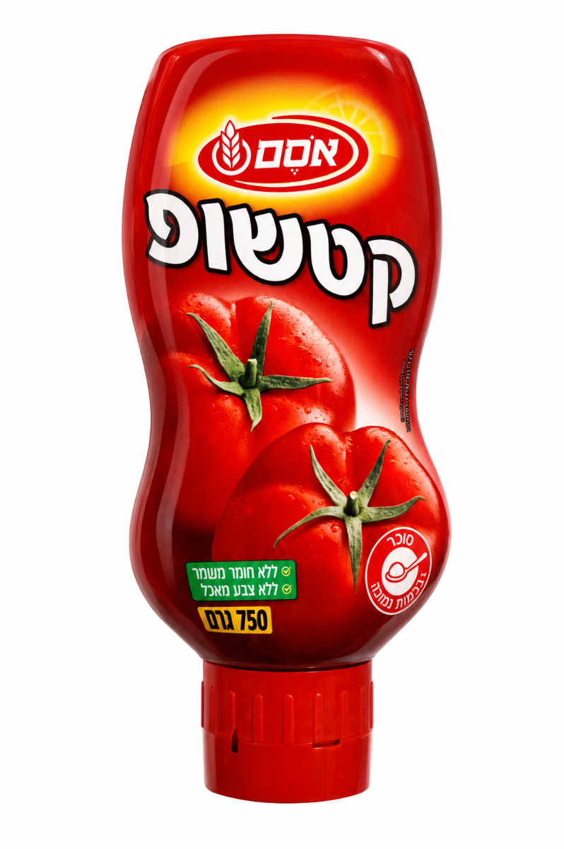 קטשופ 750 גרם - אסם