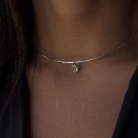 שרשרת סנטנה | שרשרת קשיחה | תליון אובלי