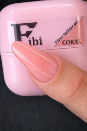 פיבי ג'ל בנייה פייבר (coral)