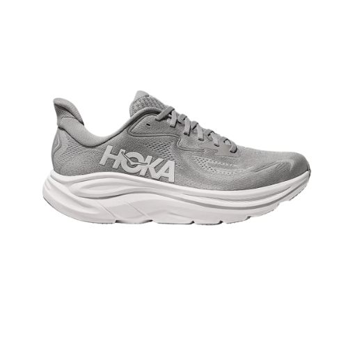 HOKA CLIFTON 10 WIDE  נעלי ספורט גברים הוקה קליפטון 10 רחבות בצבע אפור כוכב/אפור