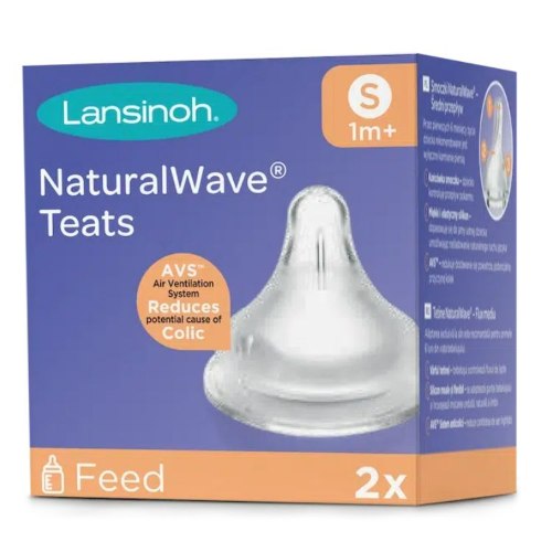 פטמת האכלה NaturalWave® – זרימה איטית (מארז זוגי)