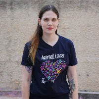 חולצת ANIMAL LOVER  יוניסקס למבוגרים