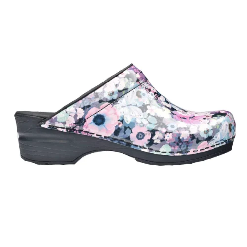 SANITA ORIGINAL ISALENA CLOGS ROSE PRINT