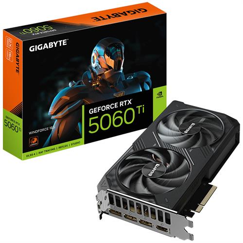 Gigabyte GeForce RTX 5060 Ti WINDFORCE 16G GV-N506TWF2-16GD