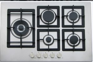 כיריים גז 5 להבות HO-Z-55 ליוונט LY VENT נירוסטה