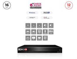 מכשיר הקלטה Provision NVR 16400PFAN POE Up to 12MP 4K 2TB disk 1U