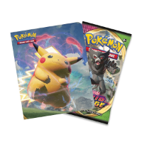 Pokemon TCG: SWSH- Vivid Voltage Mini Portfolio קלפי פוקימון מקוריים מיני אלבום עם בוסטר