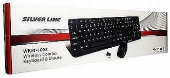 ט מקלדת ועכבר אלחוטיים Silver Line WKM-1603 – 2.4GHz, עכבר אופטי 1000DPI