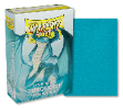 Matte Turquoise - Dragon Shield Matte Sleeves Japanese Size סליבים לשמירה על קלפים בכל הצבעים 60 יחידות