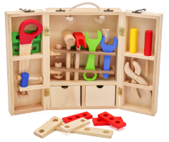ארגז כלי נגרות מעץ לילדים|מק"ט W03D103B| צעצועץ