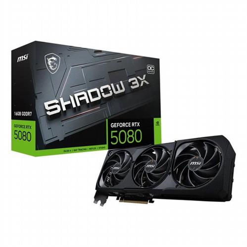 כרטיס מסך MSI GeForce RTX 5080 16G SHADOW 3X OC