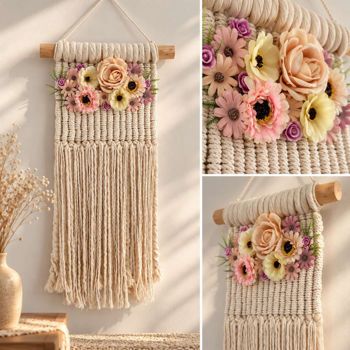 מקרמה ואריגה flowers