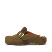 שוב עם רצועה ואבזם צבע חאקי פיטפלופ FITFLOP