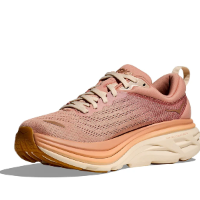 HOKA Bondi 8 נעלי ספורט נשים הוקה בונדי 8 בצבע חול אבן/קרם | HOKA