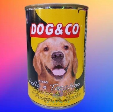 שימורים לכלב נתחי עוף והודו ברוטב 405 גרם DOG&CO
