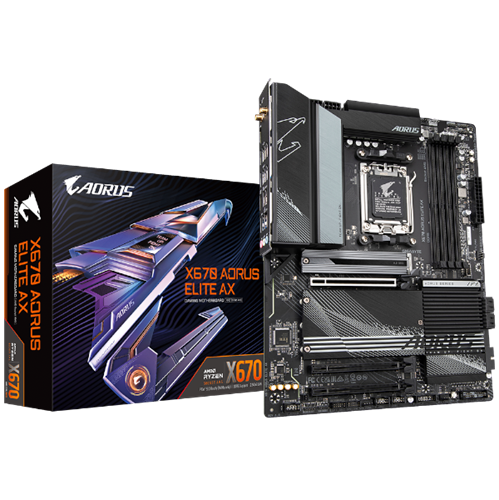 לוח Gigabyte X670 Aorus Elite AX 1.2 ATX AM5 DDR5 WIFI 6E BT5.2