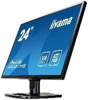 IIYAMA MONITOR 23.6" PROLITE VA MATRIX 6MS VGA DVI HDMI SPEAKERS