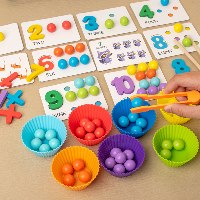 משחק חרוזים לפיתוח הבנת מספרים