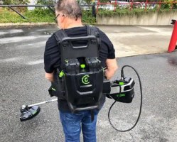 יחידת כח נישאת 80V PRO + שתי סוללות 5 אמפר + מטען כפול - GREENWORKS 99781
