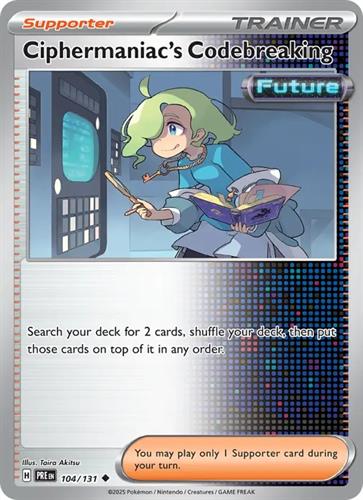 קלף בודד single פוקימון - ciphermaniac's codebreaking - Prismatic Evolutions - 104/131