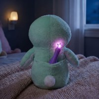 בובת קטיפה קסומה עם עט זוהר בחושך – GlowBabies