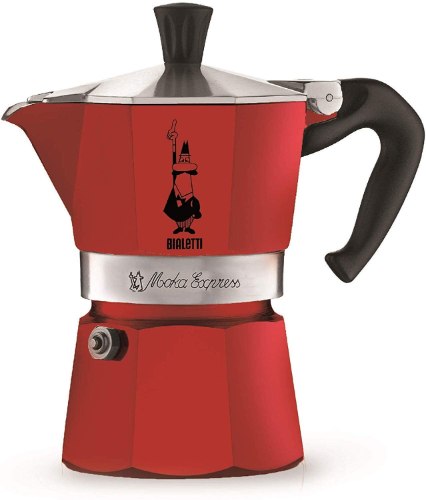 מקינטה Bialetti moka 3  אדום