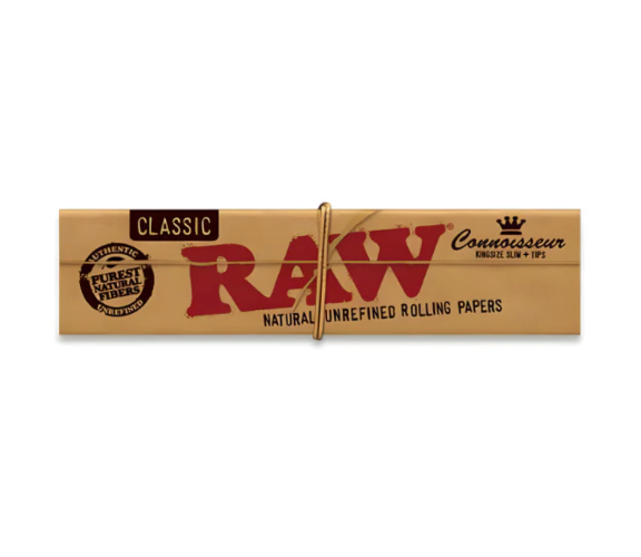 נייר גלגול רואו קלאסי - גדול עם פילטר | RAW classic king size + filters