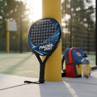 מחבט פאדל מקצועי קל משקל ובולם זעזועים דגם PADEL PRO