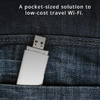 מתאם רשת סלולרי ZTE 4G LTE MF833U1 – דונגל USB כסוף מציץ מכיס ג'ינס