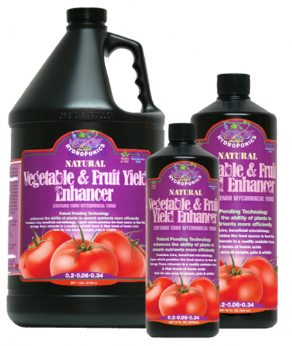 משפר ייבול בפירות וירקות 500 מל MicrobeLife Hydroponics Vegetable and Fruit Yield Enhancer