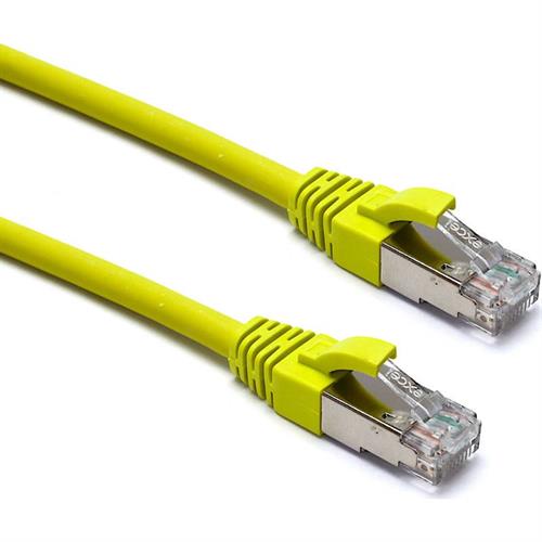 מגשר מסוכך EXCEL CAT6A צבע צהוב באורך 3