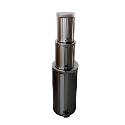סט 3 פחי אשפה עם רגלית 30L/ 5L/ 3L צבע נירוסטה