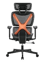 מבט אחורי על כיסא SpineX CH05-22 מבית לומי עם עיצוב גב ייחודי ומרשים