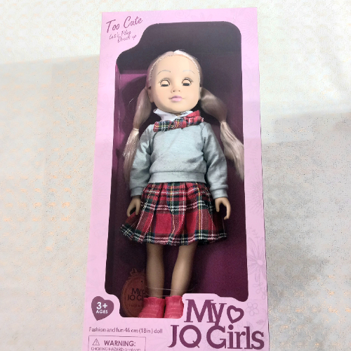 בובה בלבוש אופנתי עיניים זזות - 2230  MY JO GIRLS