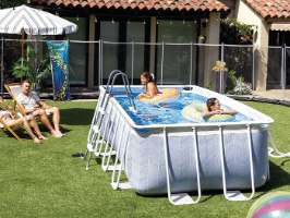 בריכת אולטרה עמודים מלבנית (400X200X100 סמ) 26780 מבית INTEX