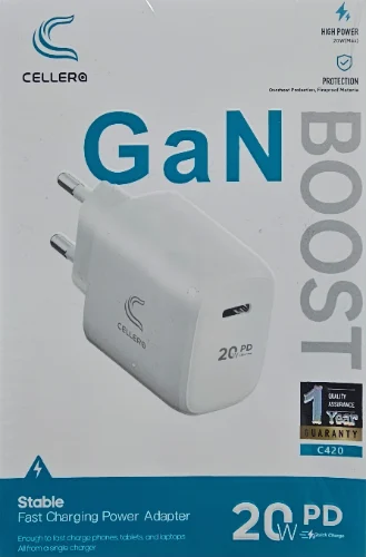 ראש טעינה יציאת type - c 20W PD