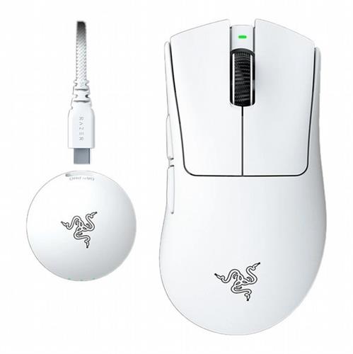 עכבר גיימינג אלחוטי Razer DeathAdder V4 Pro לבן