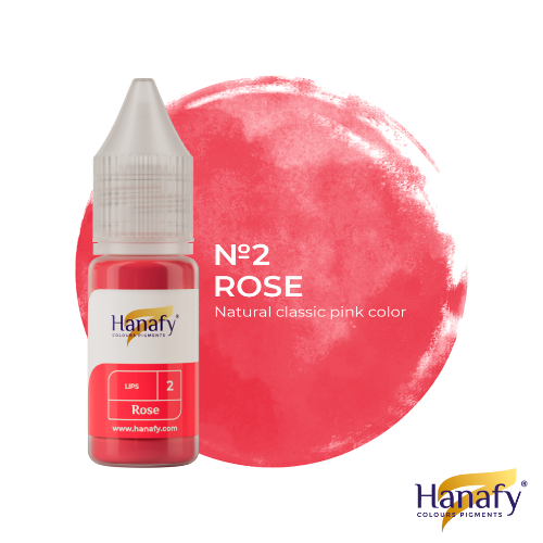 מס' 2 רוז – Rose |פיגמנט לשפתיים |10ml