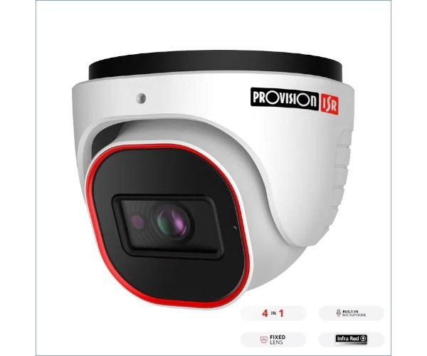 מצלמת כיפה Provision DI-33K0AP-28 4MP Fixed Lens 3K Analog 20M IR