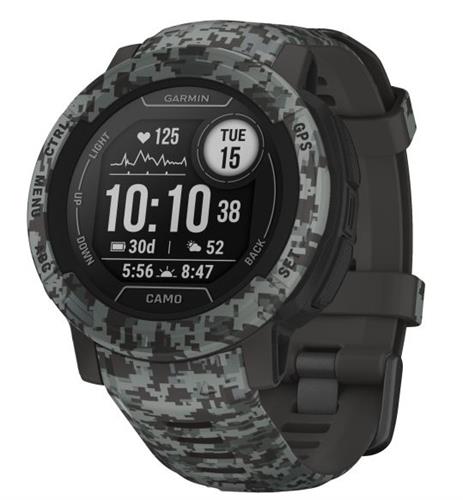 שעון חכם גרמין אינסטינקט 2 קאמו  Garmin Instinct 2 CAMO 45mm Rugged GPS