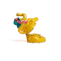 Yellow Sitting Elephant