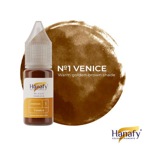 פיגמנט לגבות ולעפעפיים מס' 1 Venice |10ml