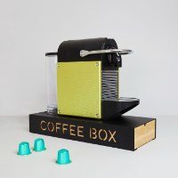 ארגונית מגירה לקפסולות קפה Coffee Box – שחור - מארז לא מושלם