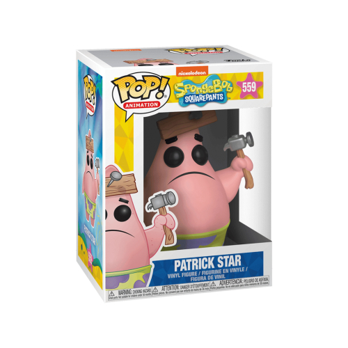 פופ בוב ספוג -  פטריק הכוכב - Funko Pop Spongebob Squarepants Patrick with Board #559