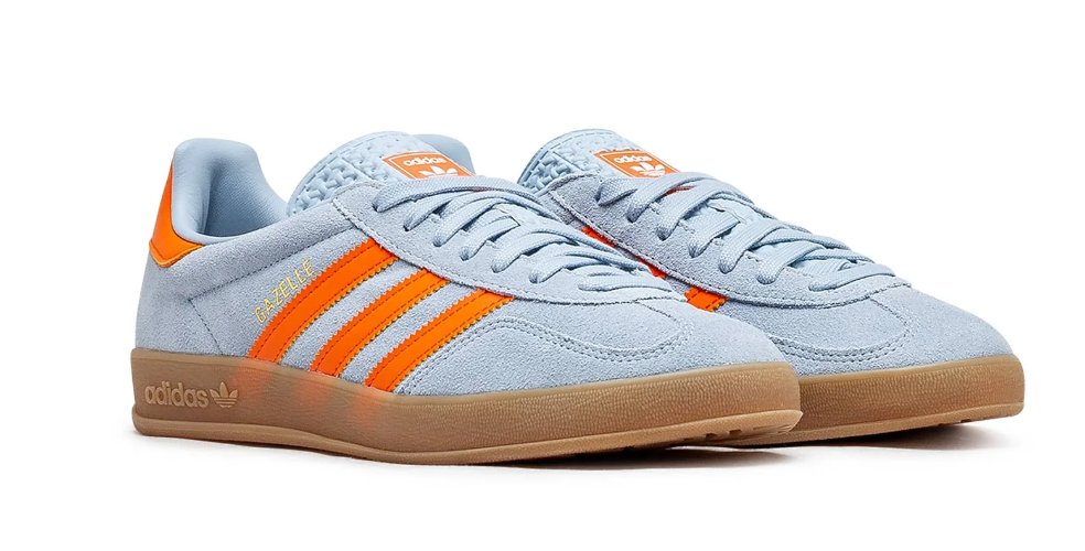 נעלי אדידס גאזל Adidas Gazelle Indoor תכלת כתום