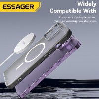 מטען אלחוטי מגנטי Essager Qi – טעינה מהירה ל‑iPhone וסמארטפונים תומכים