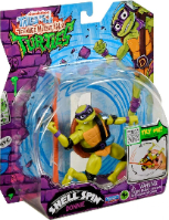 צבי הנינג'ה - דמות דוניטלו עם שריון מסתובב -  Turtles Teenage Mutant Ninja Shell Spin Donatello
