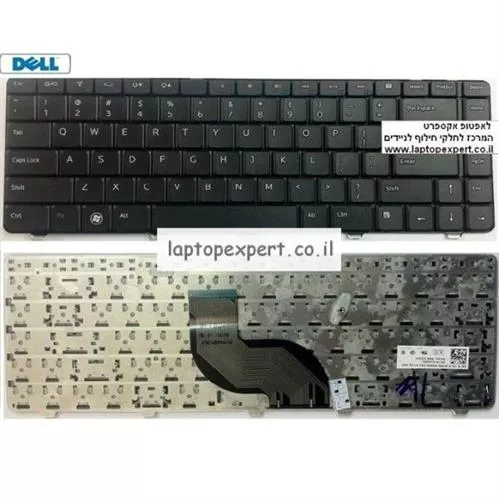 החלפת מקלדת למחשב נייד דל Dell Inspiron N3010 N5020 N5030 Laptop Keyboard 01R28D