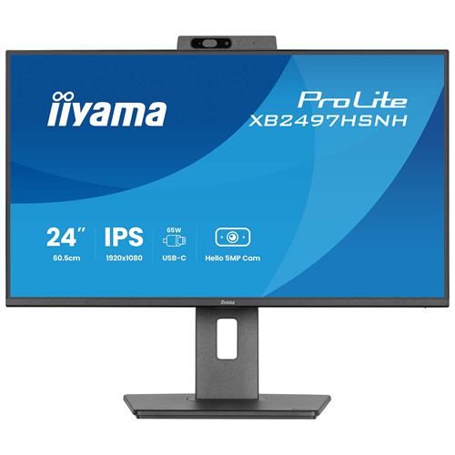 IIYAMA 23.8’’ FHD 100Hz 1ms Webcam USB-C PD65W IPS Monitor